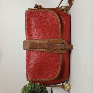 DOONEY BOURKE VINTAGE EQUESTRIAN SHOULDER & CROSSBODY BAG